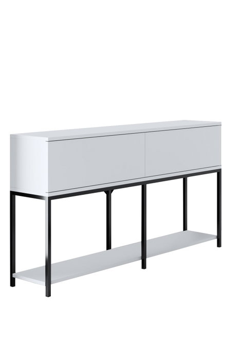 Hanah Home Consola Lord Blanco y Negro